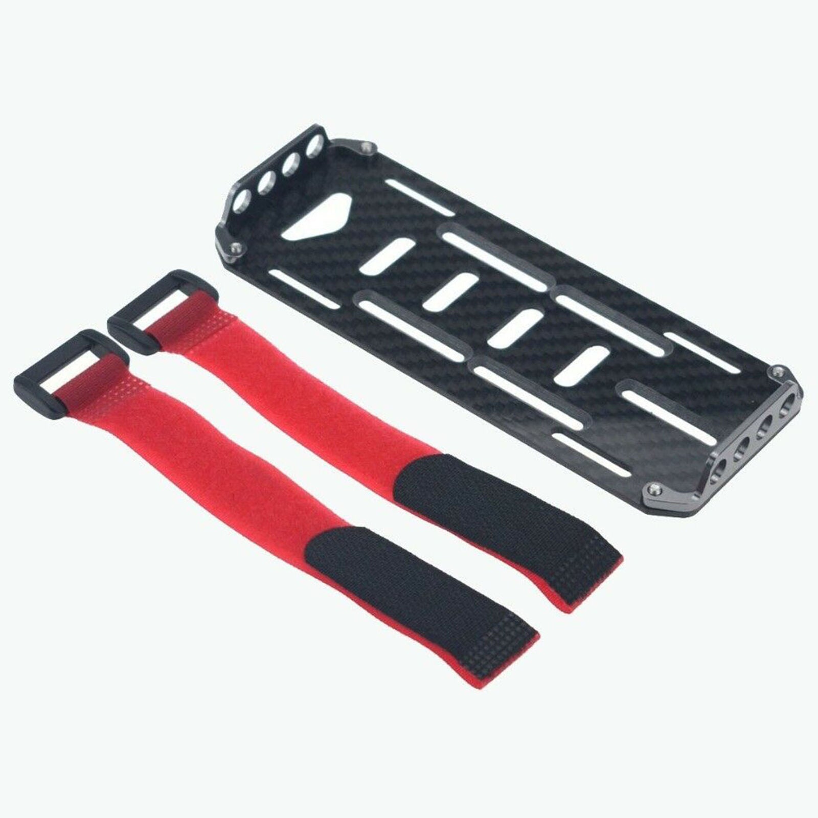 Carbon Fiber Battery Mounting Plate Tray for 1/10 Crawler RC Car Axial SCX10