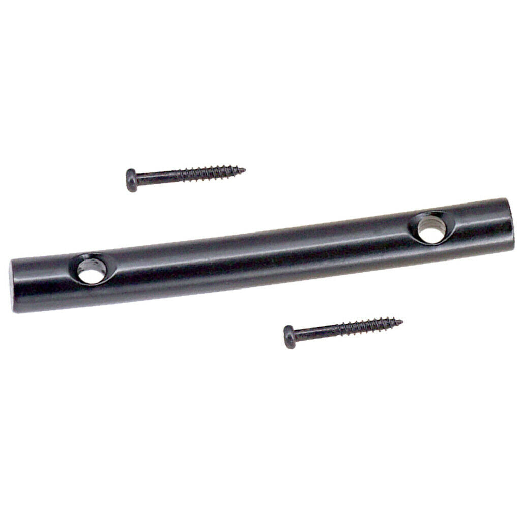 Black Metal Electric Guitar String Retainer Bar with 2 Screws Guitar Parts