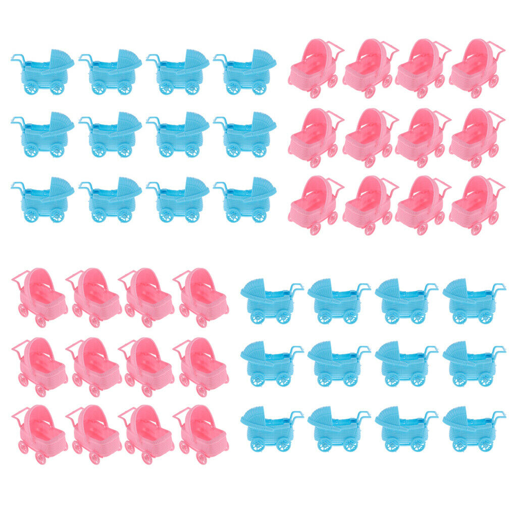 Pack of 48 Baby Carriage Baby Shower Gender Reveal Birthday Party Favor Table