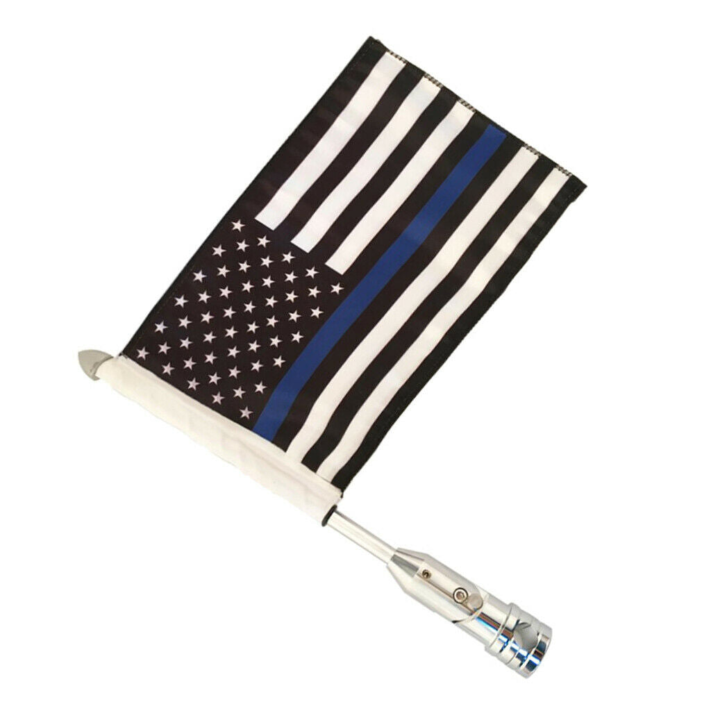 US Blue Flag Luggage 9 '' X 6 '' Adjustable + Roof Rack Pole