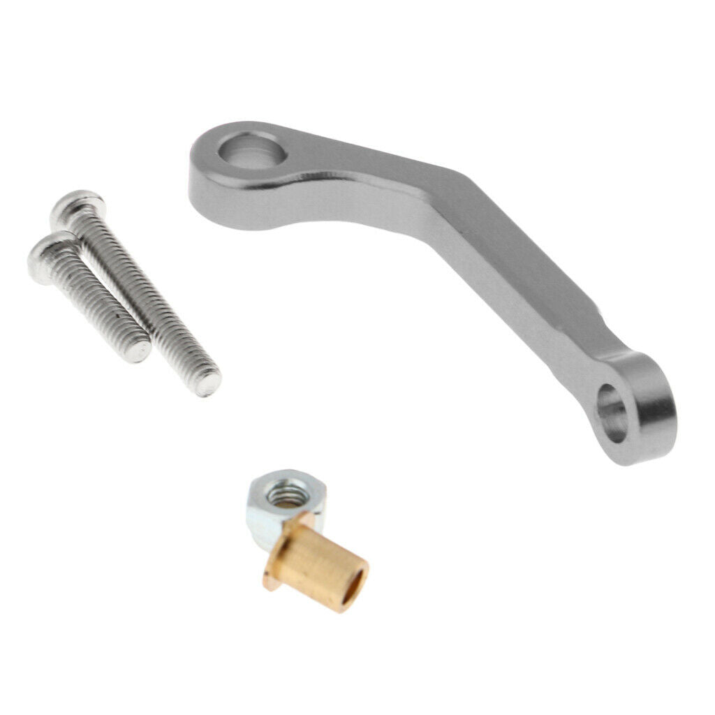 Set of 2 Servo Traction Rod Metal Spare Parts for 1:16 RC Car WPL Q63 Q64 Q65