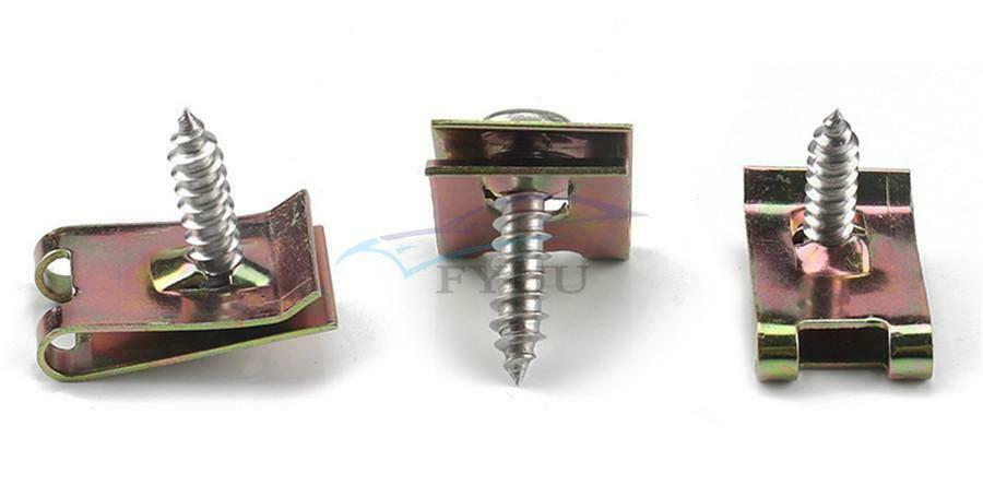 170PCS Galvanized Multicolor U Nut Clip Tool Kit with Flange Tapping Screws