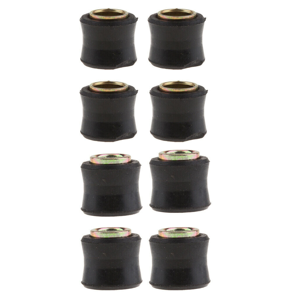 8x Motorbike Shock Absorber Rear Bush 12mm+10mm for Motorbike Replacement