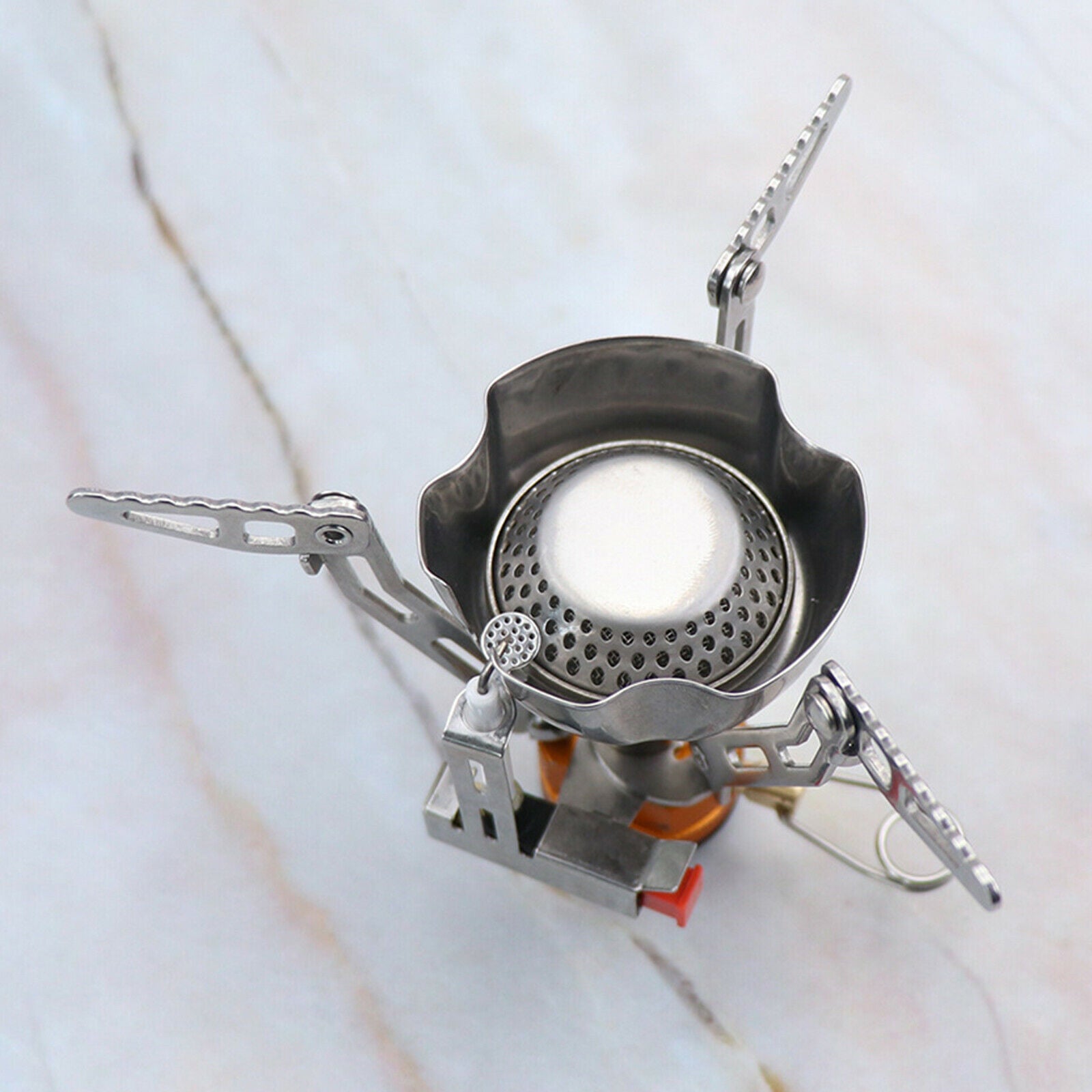 Portable Gas Stove Compact Lightweight Camping Stove Connector Cook Stove