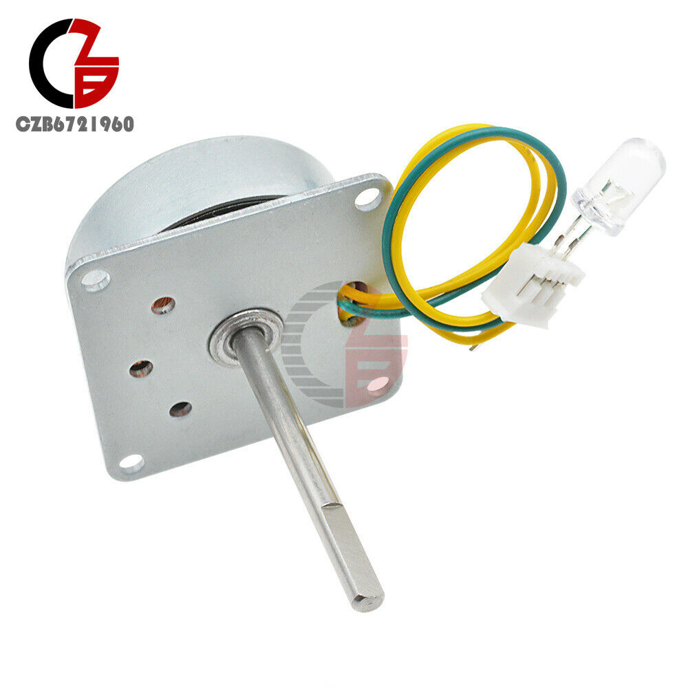 Three Phase DIY AC Micro Brushless Wind Power Hand Cranked Generator Motor 3-24V
