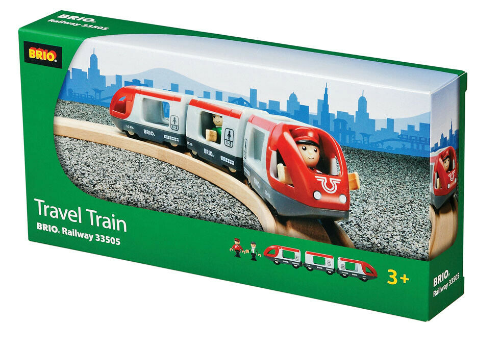 33505 BRIO Travel Train - Railway Trains Age 3-5 years / 5 pcs