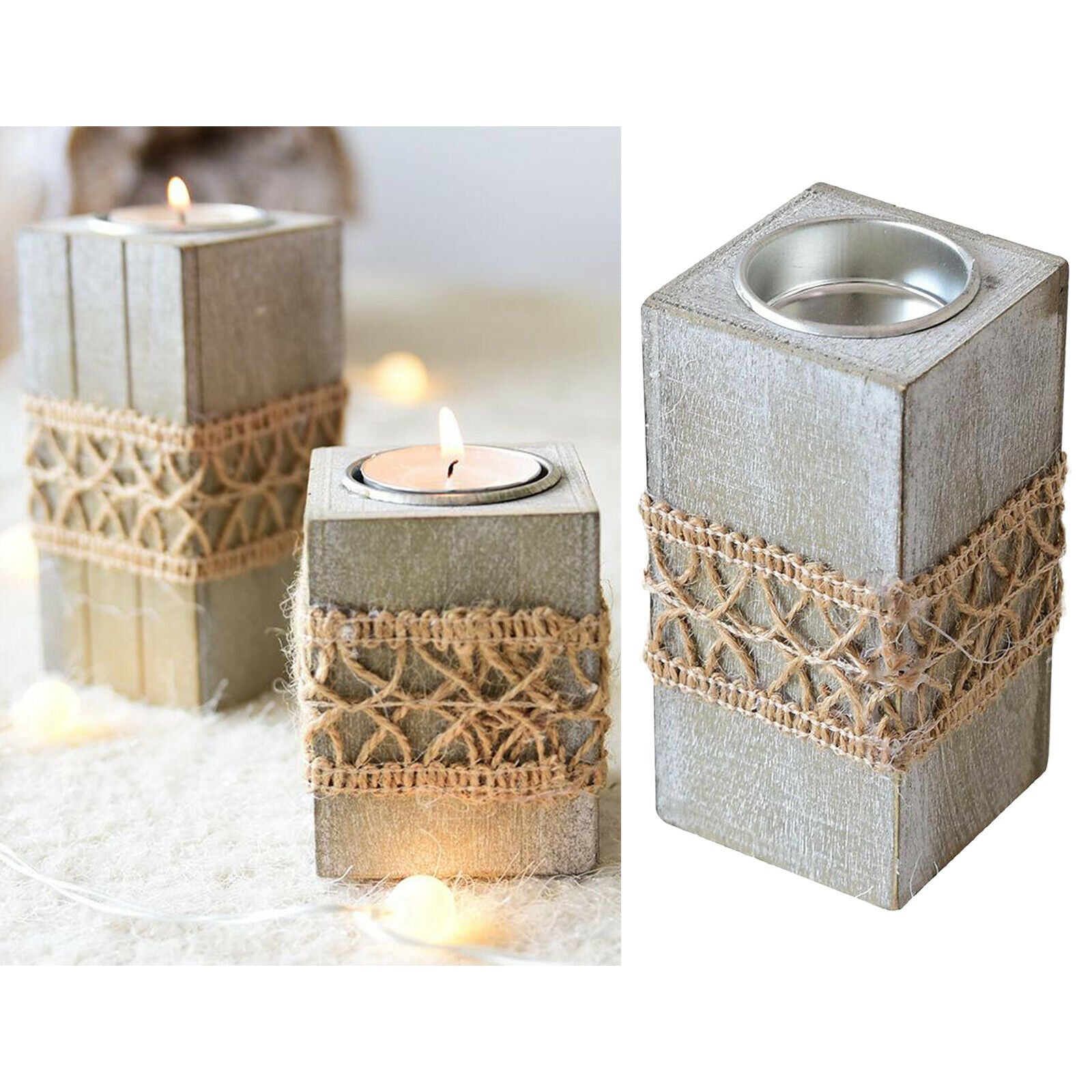 Creative Tealight Candle Holders Table Centerpieces for Living Dining Room