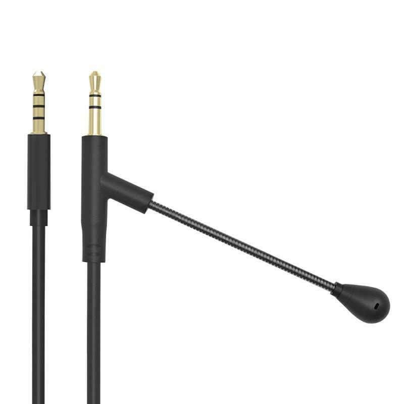1.35M Boom Microphone Cable Mic For 3.5mm Headphone With Condenser Mic
