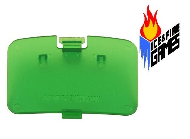 New JUNGLE GREEN N64 Memory Expansion Pak Cover - Jumper Pak Lid (Nintendo 64)