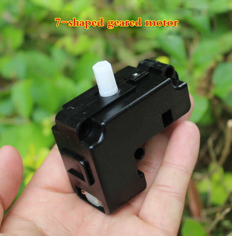 1pcs DC 7.4V 7-shaped gear motor intelligent robot suitable for voltage 3-7.4V