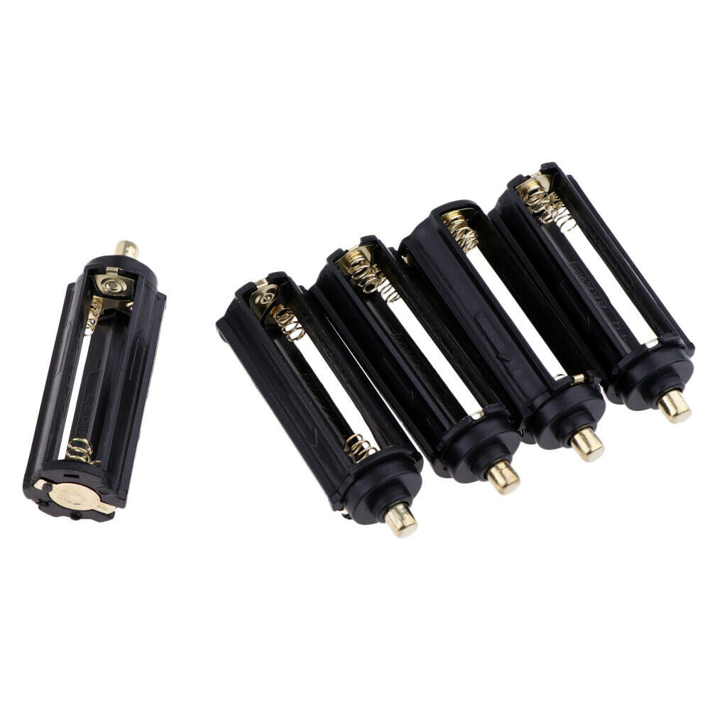 5pcs 3 AAA Battery Spring Case Holder Box For Flashlight Torch Light