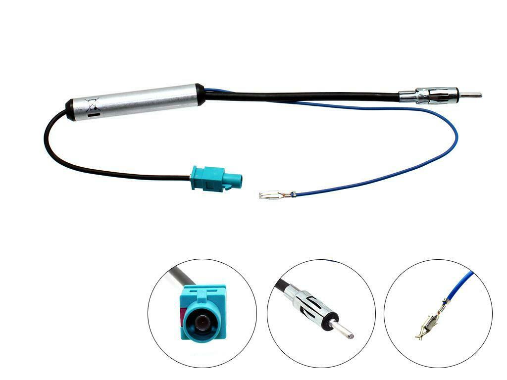 CT27AA14.EU CD RADIO HEADUNIT DIN ANTENNA AERIAL ADAPTER LEAD FITS KIA VENGA