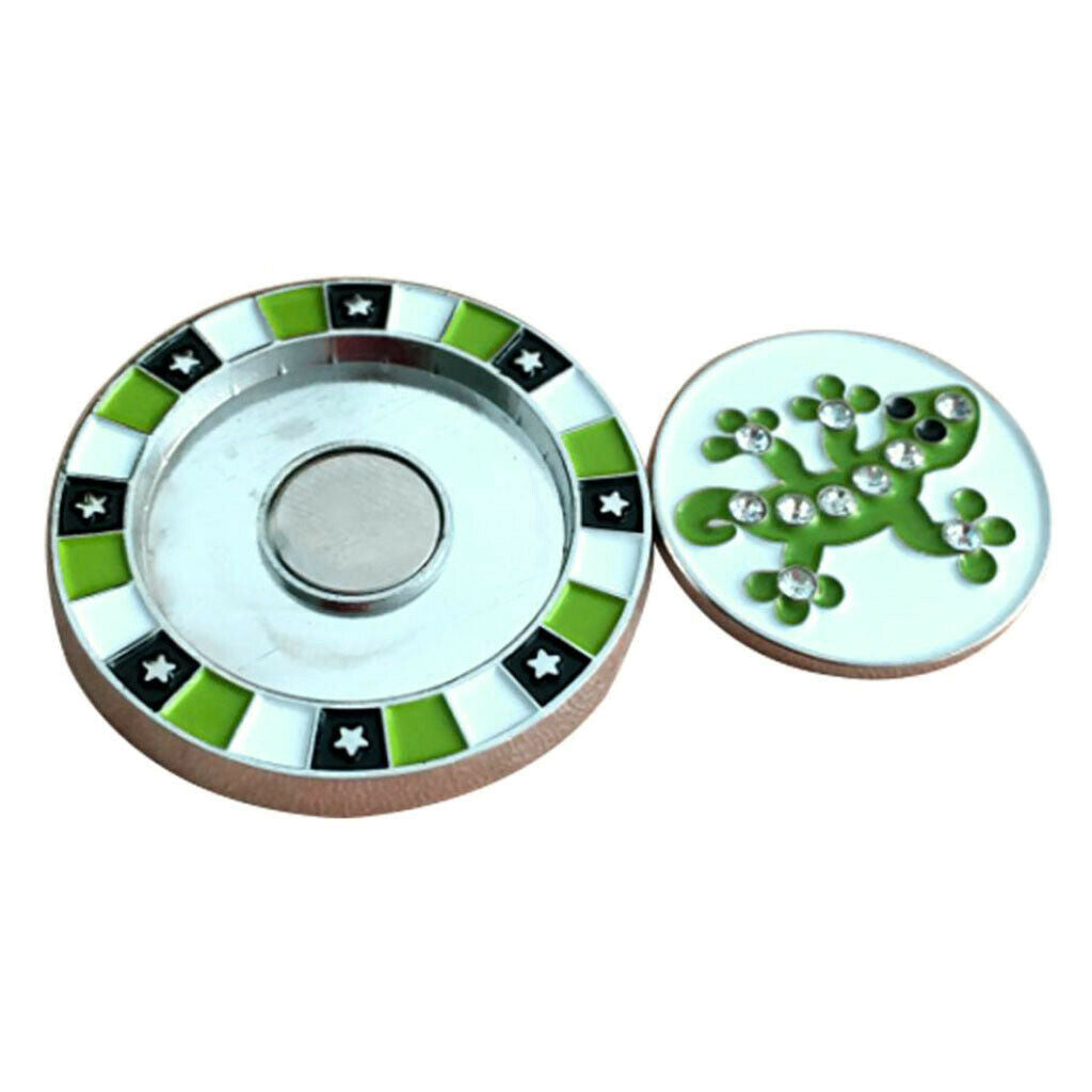 Golf Ball Markers with Magnetic Hat Clips Value for Men Women Children Golfer,
