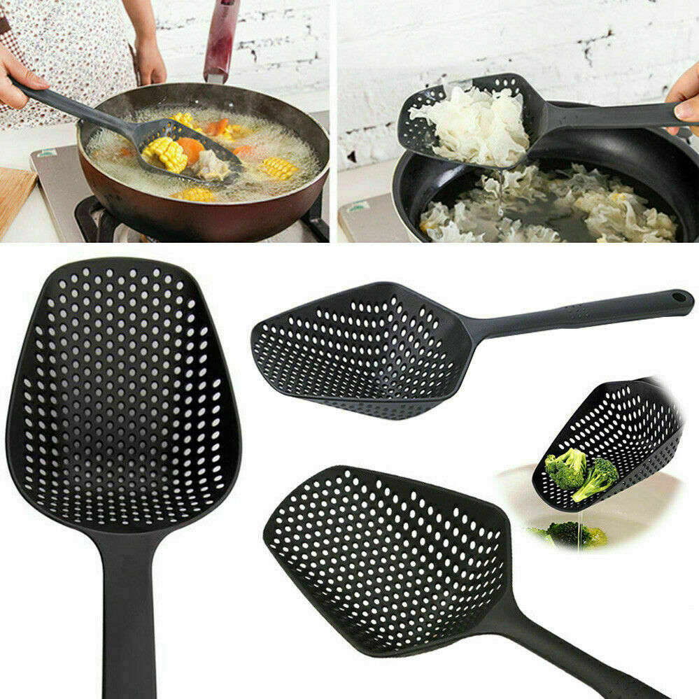 Creative Large Scoop Colander Pasta Heat Resistant Strainer Kitchen Accessories