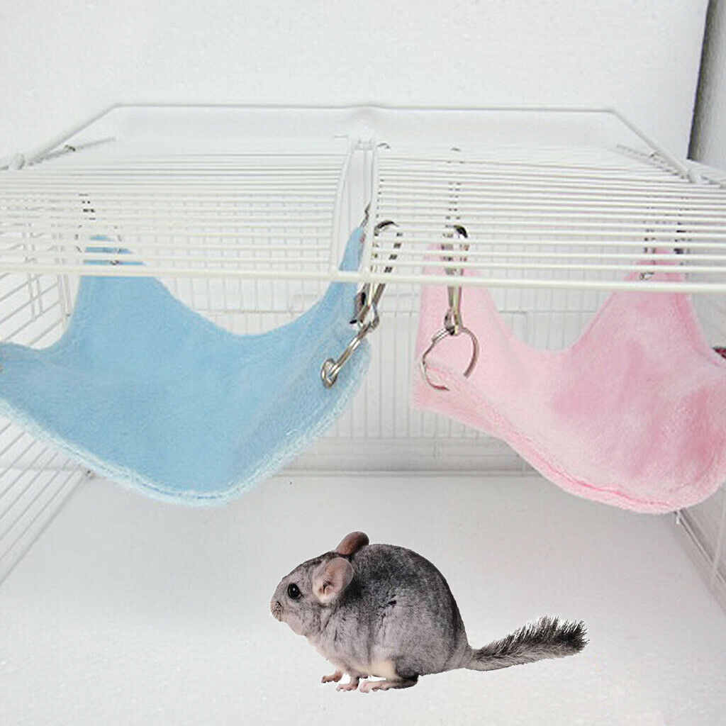 2 X Hammock For Chinchilla Hamster Hanging Bed For Small Pets Pet Wear Resistant