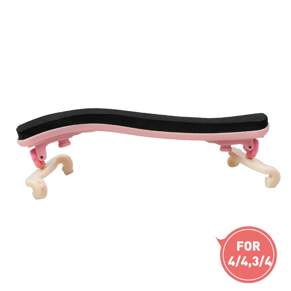 Violin Shoulder Rest Plastic Adjustable for 3/4 4/4 Violin Shoulder Parts