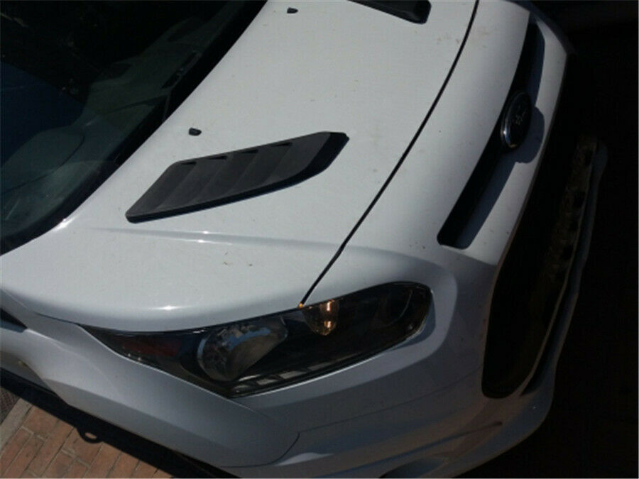 2x Car Air Flow Fender Intake Hood Scoop Vent Bonnet Cover Louvers Panels w/Tape