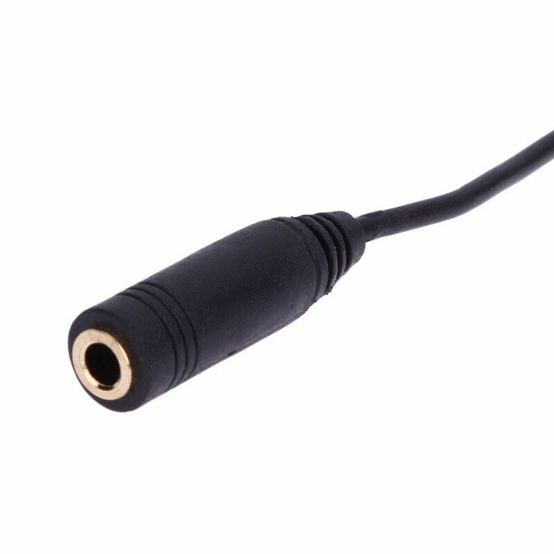 3.5mm Male to Female Earphone Audio Extension Exteneder Cable Volume Control  LQ
