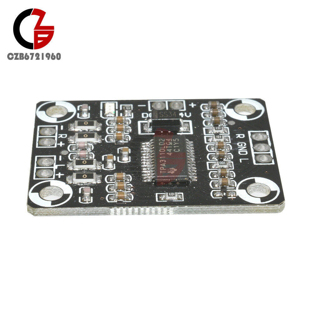 TPA3110 2×15W Digital Audio Stereo Amplifier Module Board Mini Binaural 15W+15W