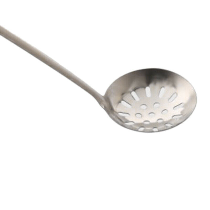 2pcs 7cm Stainless steel Spoon + Colander Hot Pot Long Handle Spoo.l8