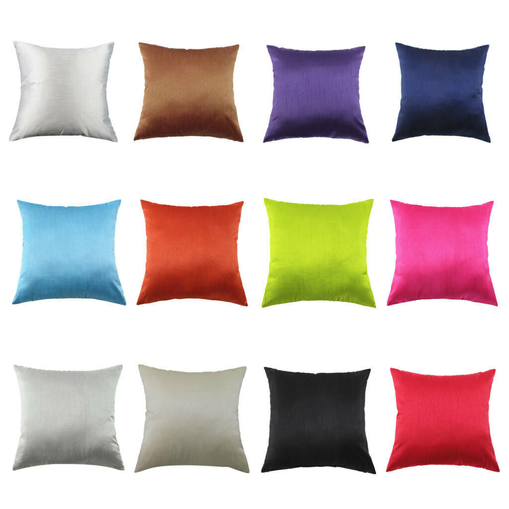 Solid Color Super Soft Cozy Velvet Sofa Pillowcover  Black_50x50cm