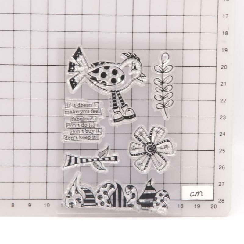 Bird Silicone Clear Seal Stamp DIY Scrapbooking Embossing Photo Album Card Decor