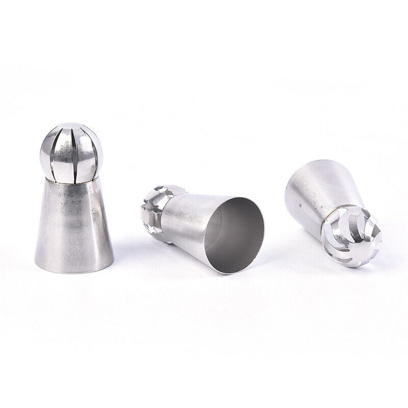 Hot Spherical Ball Stainless Steel Flower Cake Nozzles Icing Piping Decor.l8