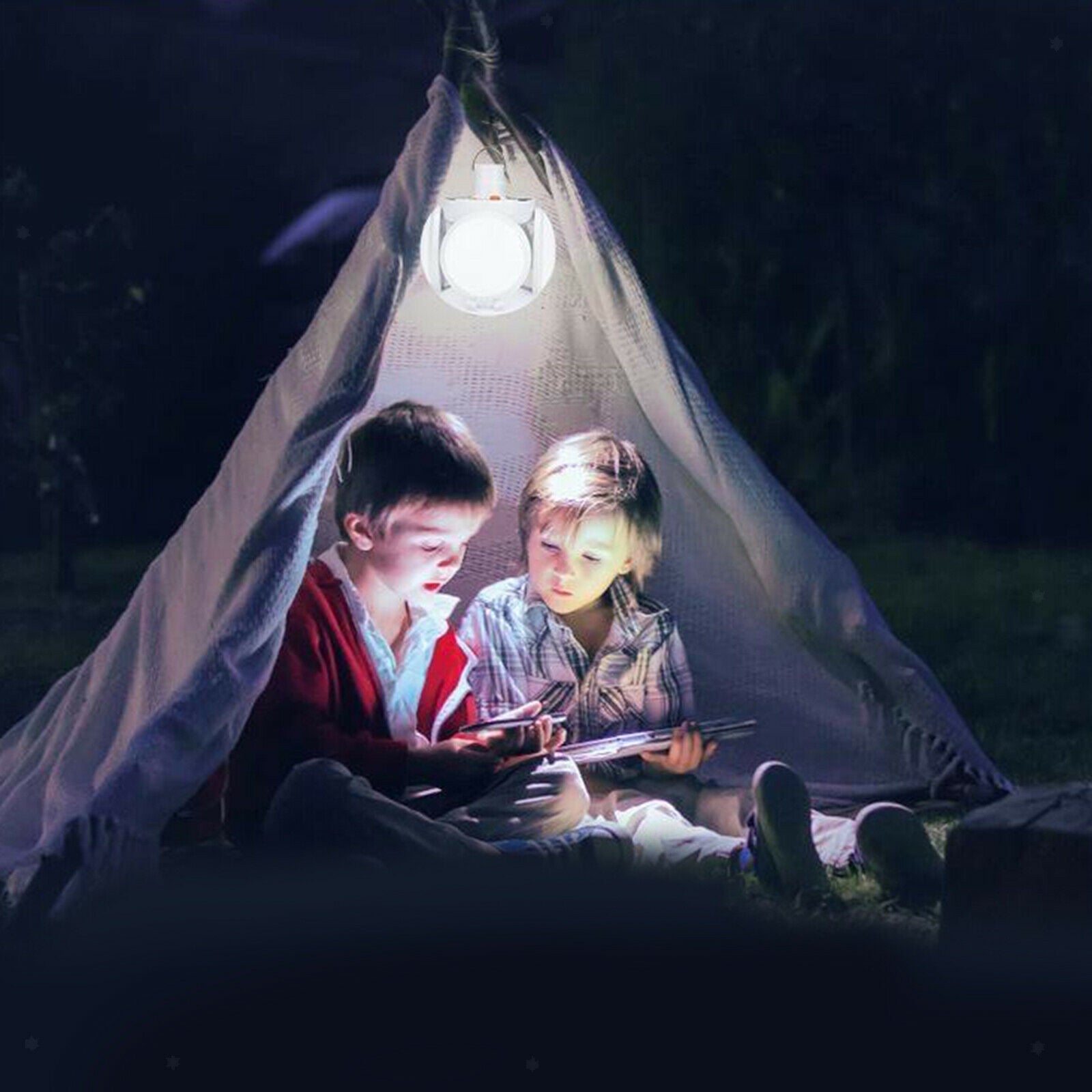 Collapsible Led Camping Light bulb mobile night market light, stall light, Solar