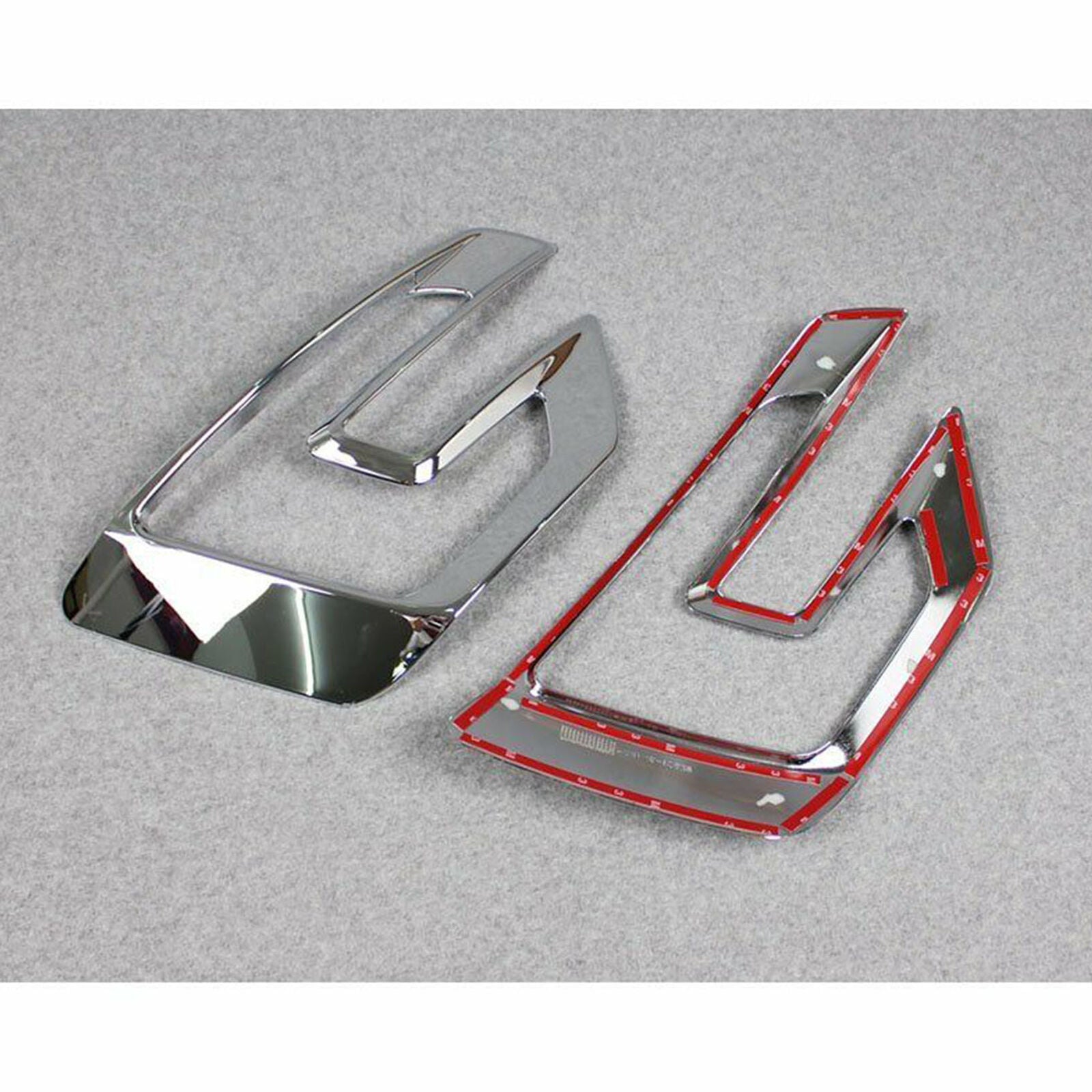 Chrome ABS Car Front Fog Light Lamp Cover Trim For Ford Explorer 2016 2017