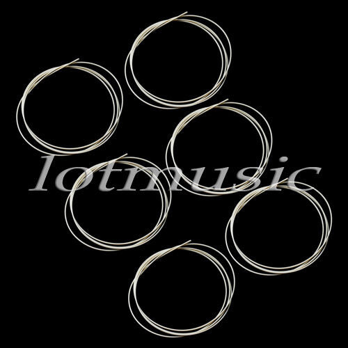 6 Pcs White ABS Guitar Bindings Purfling Strips For Luthier Parts 1650x2x1.5mm