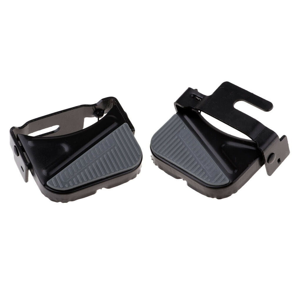 Non-slip Bike Pedals Thicken Bicycle Folding Rear Foot Feet Rest Pedal Stand