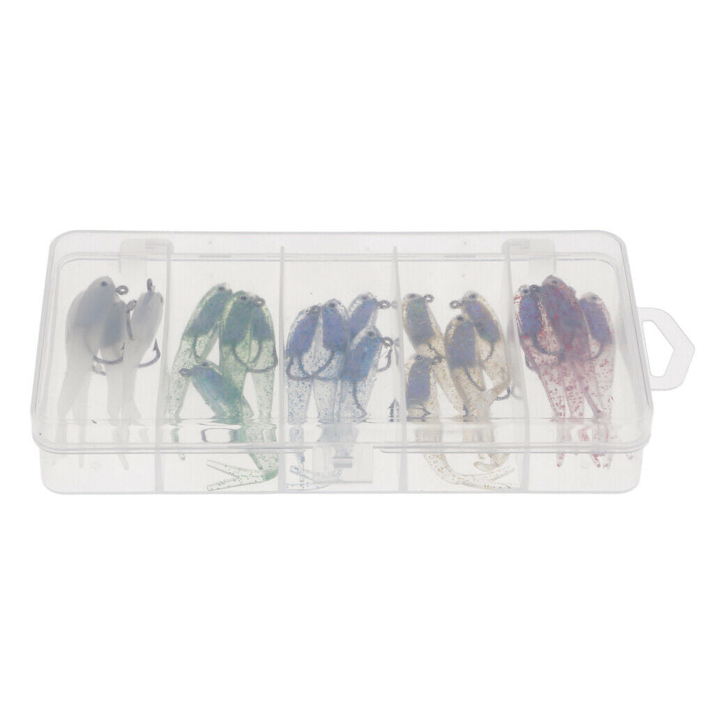20pcs   Small   Soft   Fishing   Lure   Sea   Freshwater   Fishing   Bait   Jig