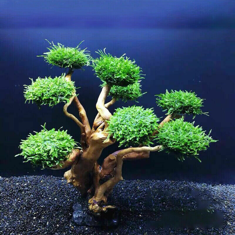 Bonsai Simulation Artificial Plant Tree Pine Home Fish Tank Decor Potted UK