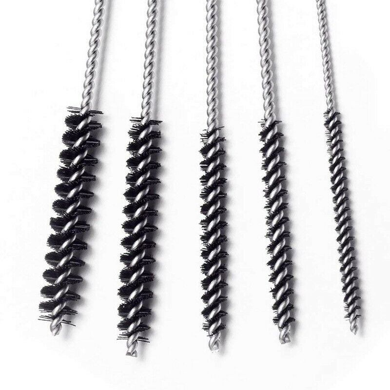 Car Carburetor Carbon Dirt Jet Remove Set 10 Cleaning Needles 5 Brush Tool Handy