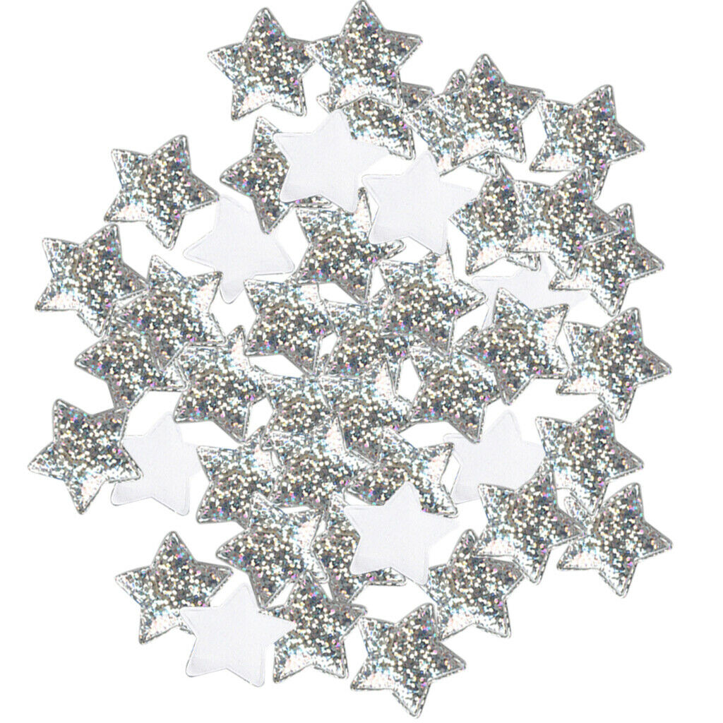 100 Pieces Glitter Star Confetti Sprinkle Iridescent Metallic Table Decor