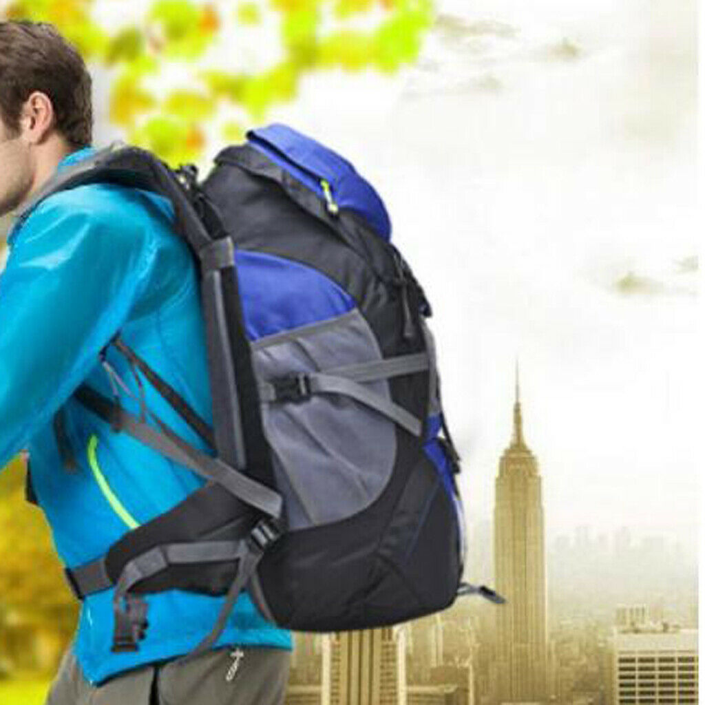 Lightweight Outdoor Travel Cycling Riding Hiking Camping Backpack 50L Black