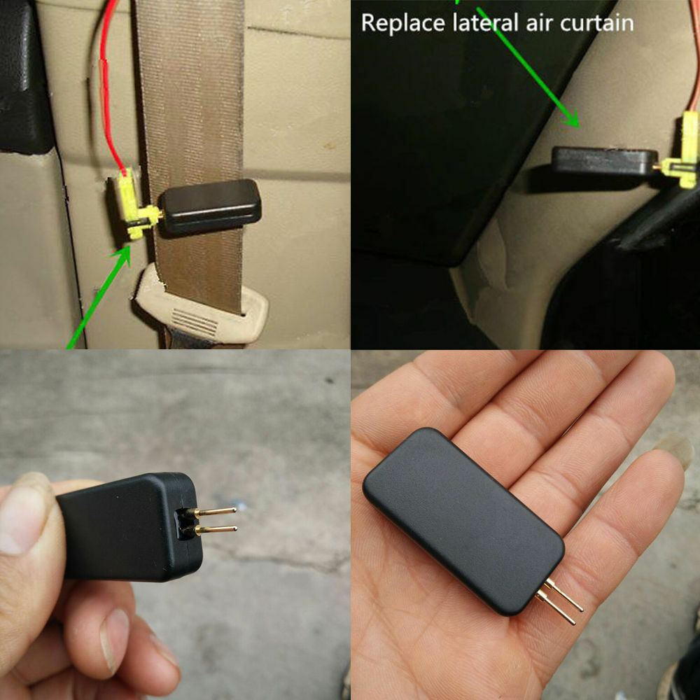 Black Car Vehicles Mini Air Bag Simulator Bypass Garage SRS Fault Diagnostic L60