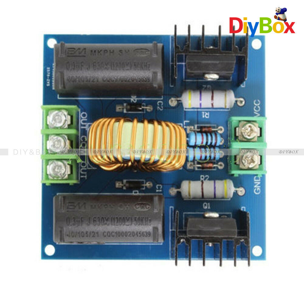 DC 12V-30V ZVS Tesla Coil Driver Generator 10A 200W High Voltage Power Supply