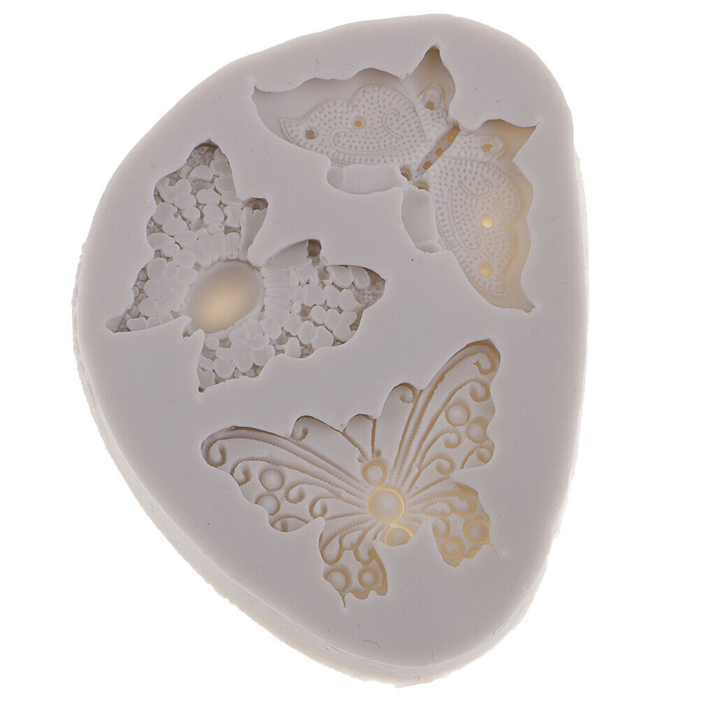 Butterfly Shape Silicone Molds Fondant Cake Decorating Tools Candy Clay Mold