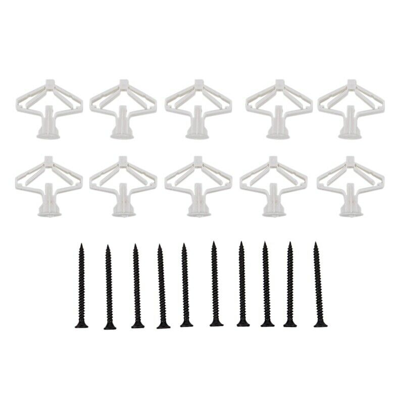 10 Piece Set 3.5 x 50 Aircraft Expansion Tube Hollow Wall Curtain Gypsum BoardV8
