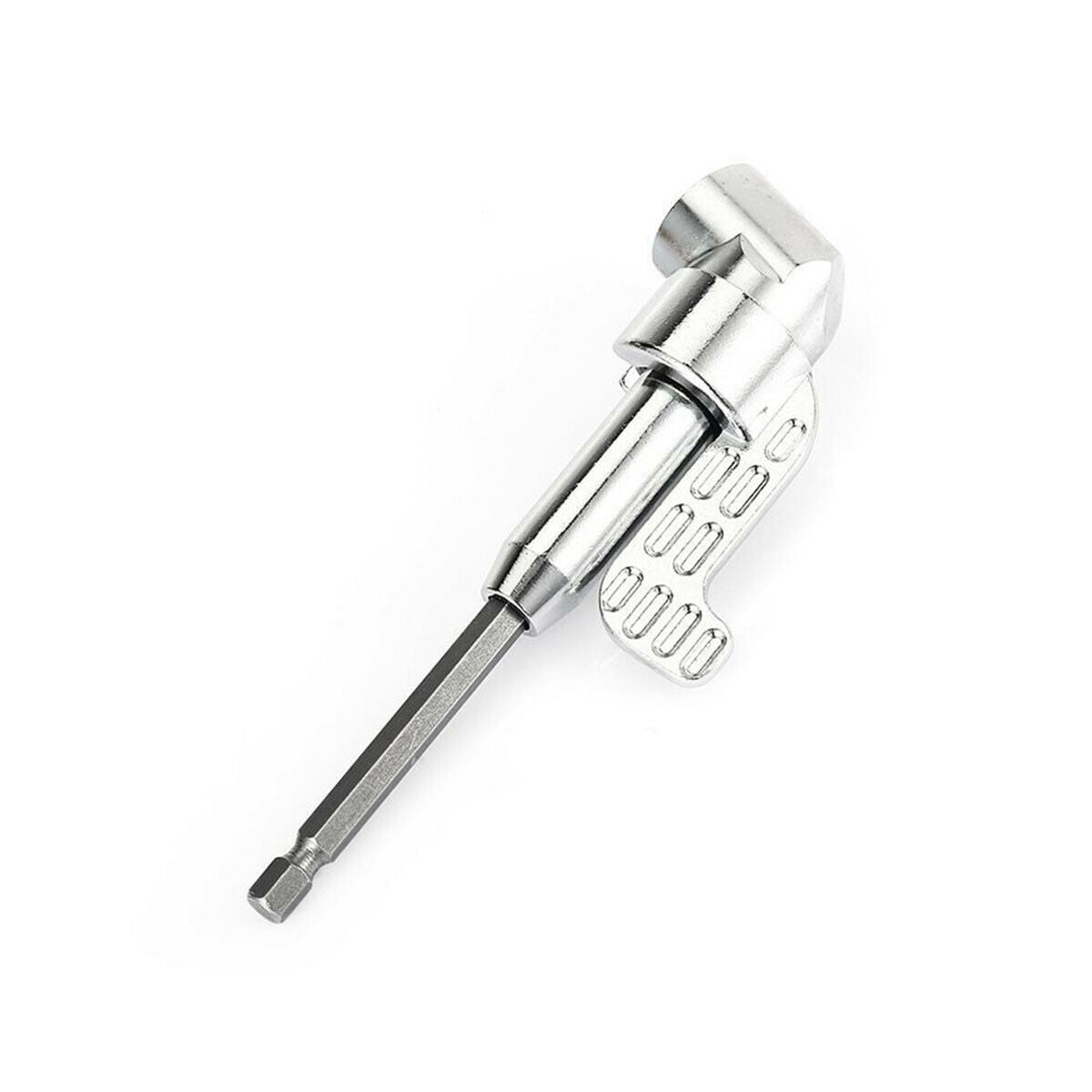 105 Degree Right Angle 1/4" Head Screw Driver Flexible Angle Extension Bit Kit