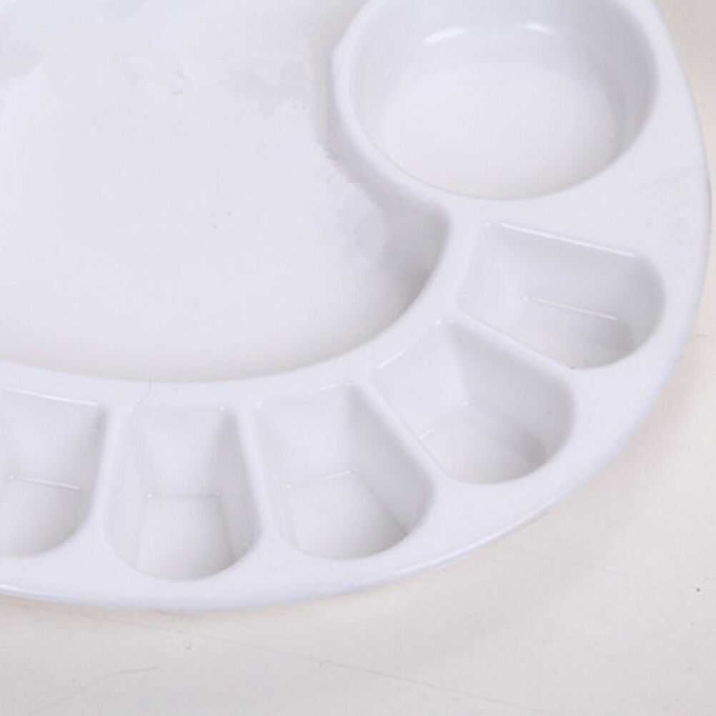 1pc 17 Grid fish shape Watercolor Plastic Painting Tray Paint Mixing Pale.l8