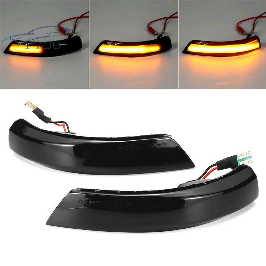 LED Mirror Dynamic Turn Signal Light Sequential For Ford Kuga Escape EcoSport