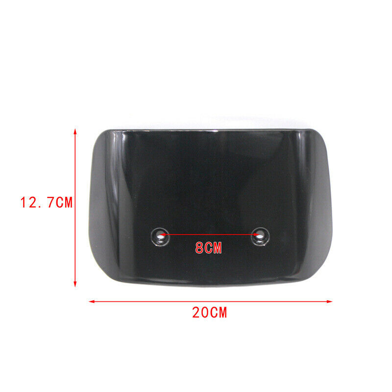 Motorcycle Scooter Bike Front Instrument Cover Square Windshield Shell + Bracket