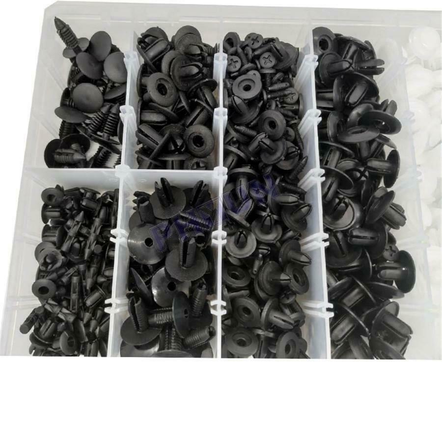 405x Plastics Rivets Fastener Push Pin Clips For Car Truck Fender Bumper Panel