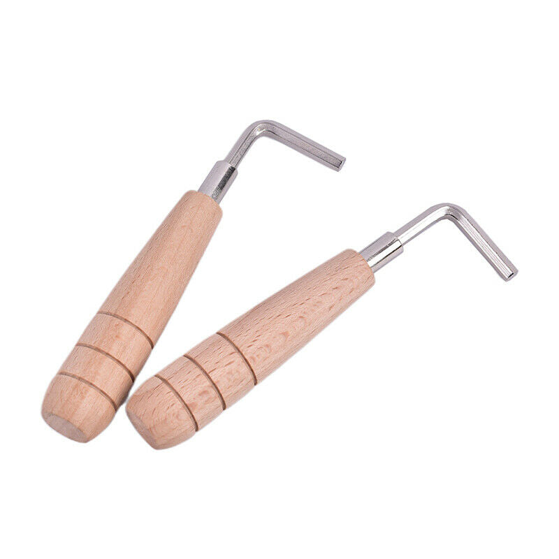 1PC Guitar Neck Wrench Key Wooden Handle Mandolin Ukulele Luthier Tool.l8