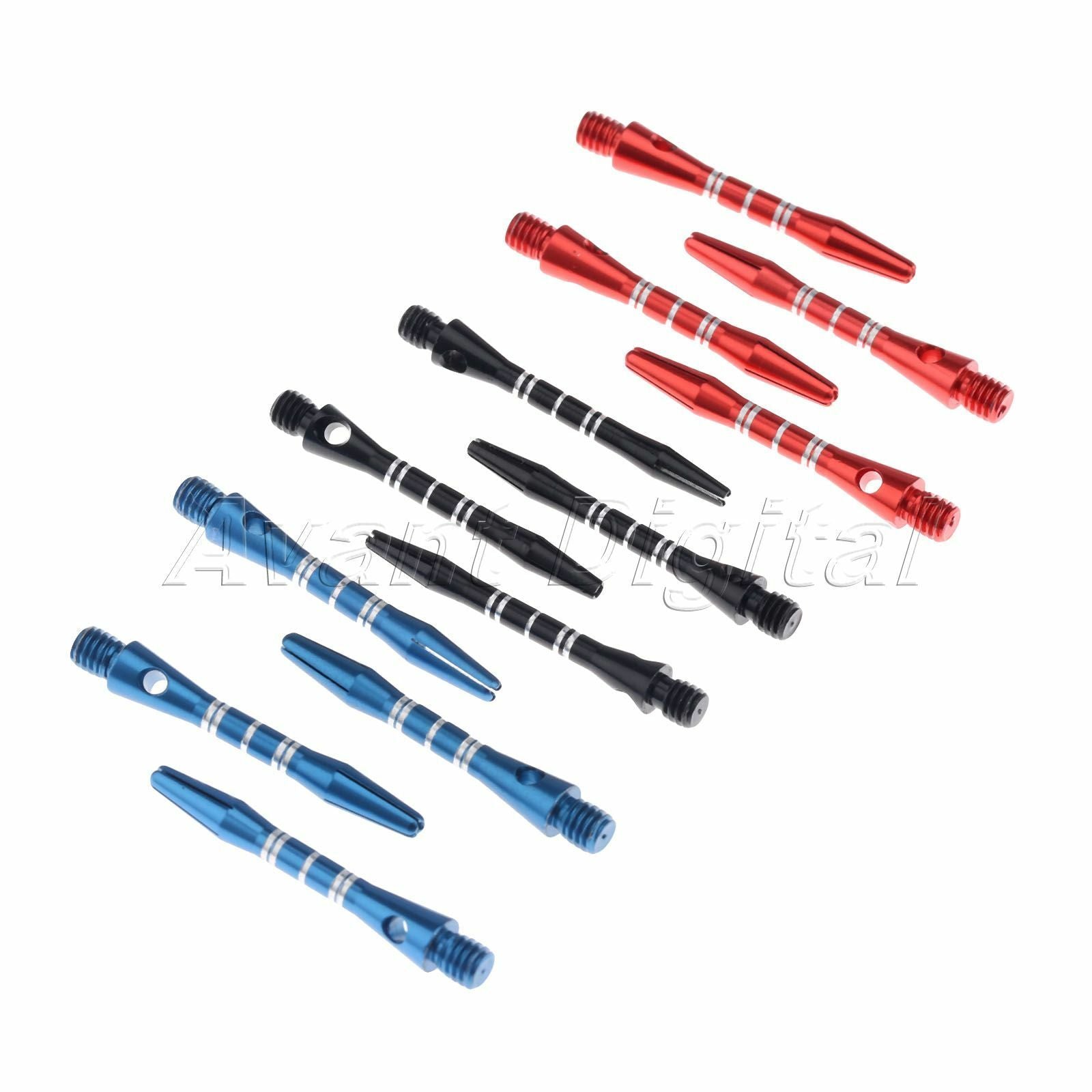 Aluminum Alloy Darts Shafts 2BA Thread Professional Darts Accessory 3 Colors