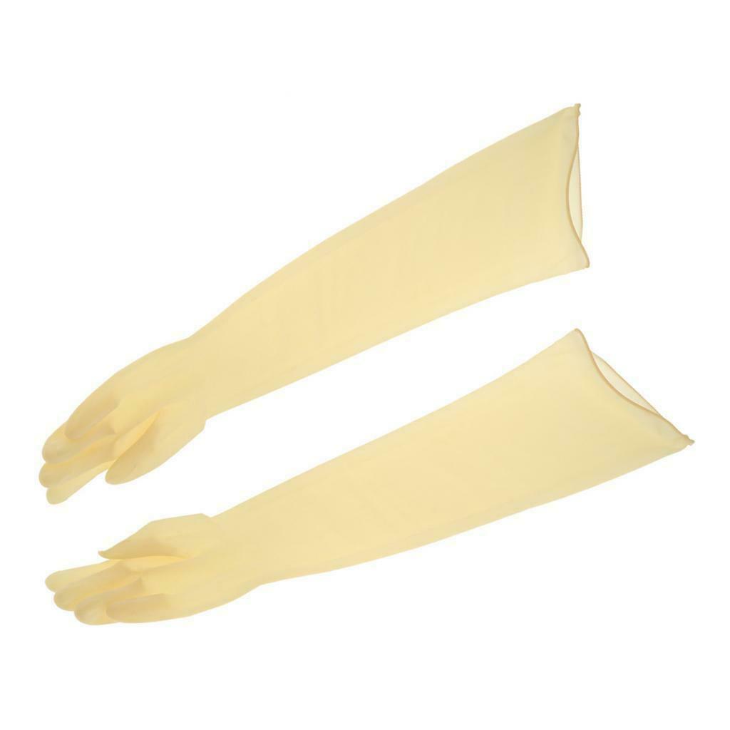 75cm Chemical Houseware Gardening Fishing Kitchen Work Safety Rubber Gloves