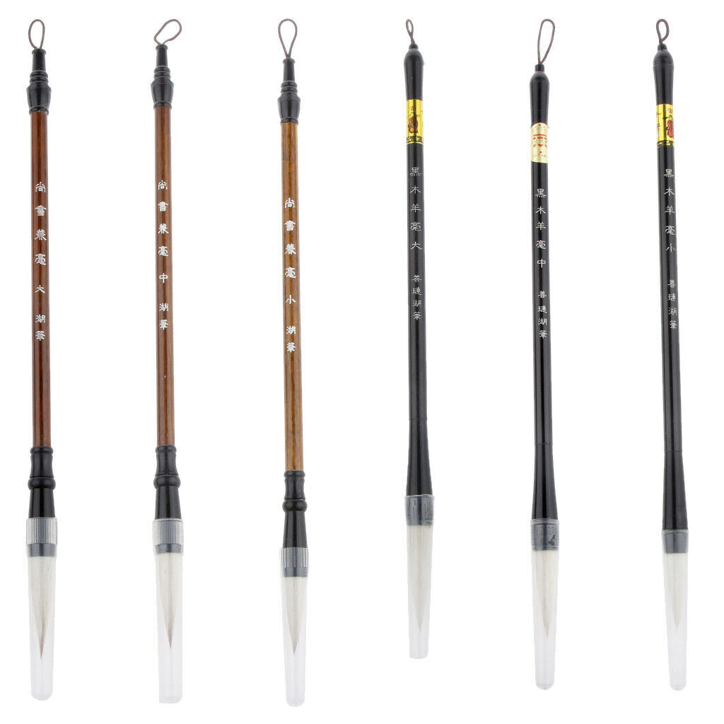 2 Pieces of Traditional Chinese Brush Pen for Calligraphy Writing Tool