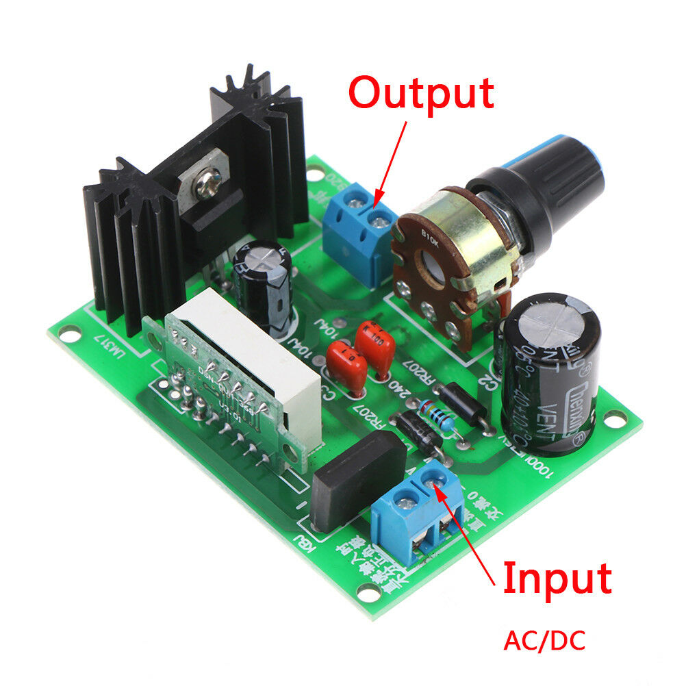 LED display LM317 Adjustable Voltage Regulator Step-down module AC/DY1